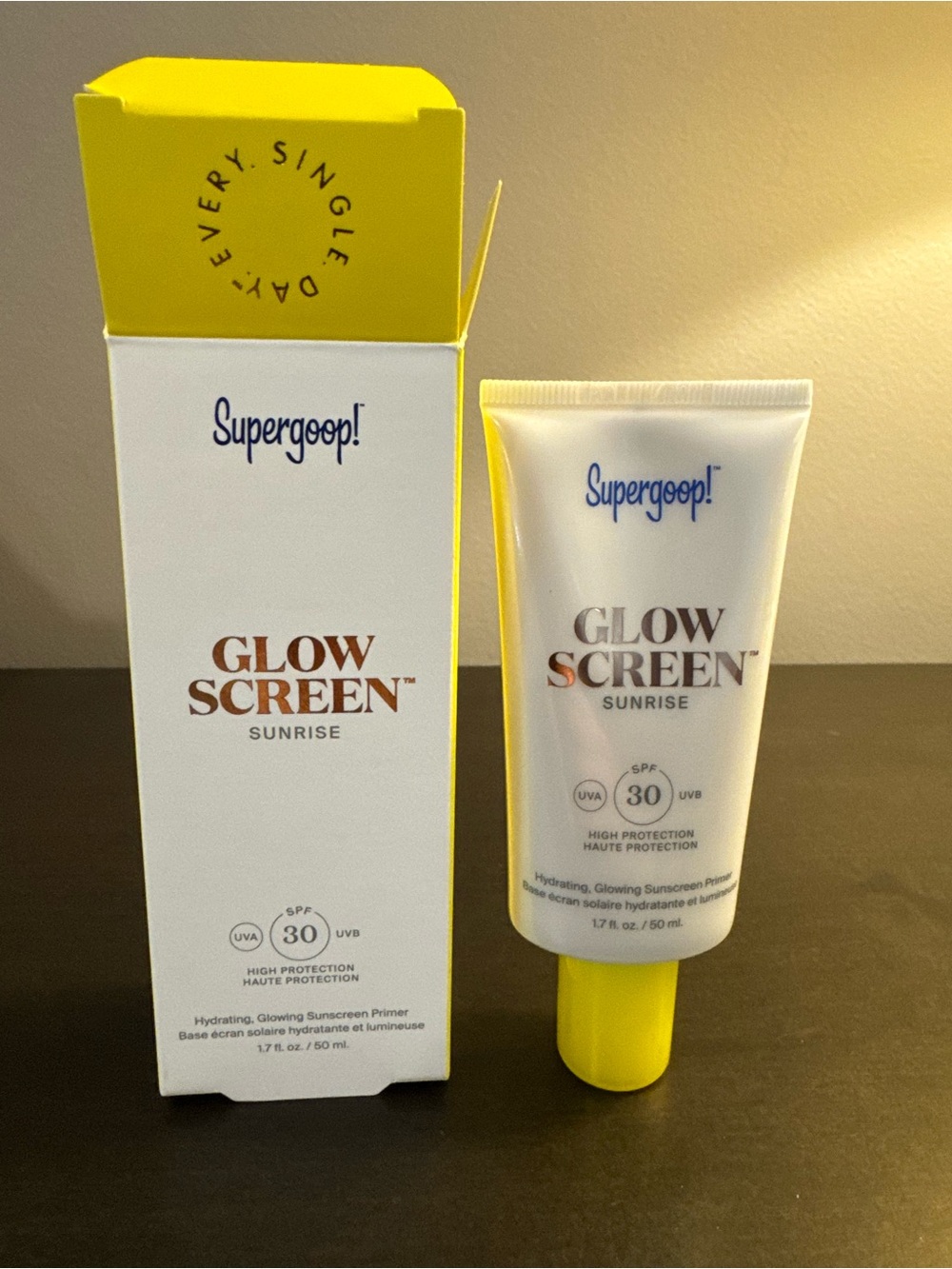 Supergoop! Glowscreen Sunrise SPF 30 1.7 oz 50 ml Full Size NIB EXP 11/26